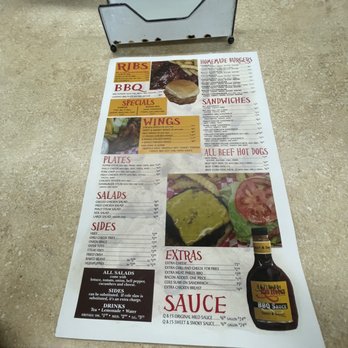 Q & J's BBQ Rib House - Menu - Barbeque Near Me - Hamer, South Carolina