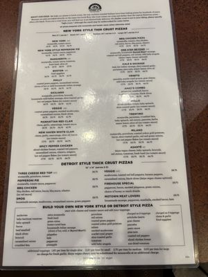 Menu photo 1 Amici's East Coast Pizzeria San Rafael, CA