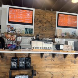 High Street Coffee - Order counter and menu