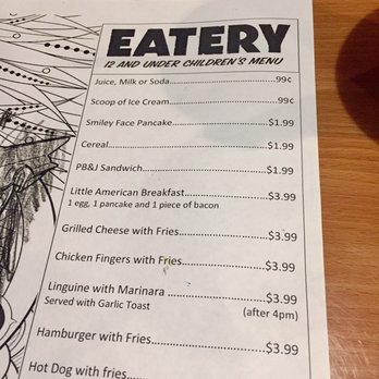 The Eatery - Kids menu - American Near Me - Carson City, Nevada