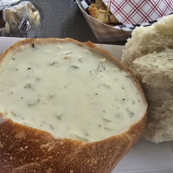 Frankie's Crab Stand - A must clam chowder bread bowl - Seafood Near Me - San Francisco, California Frankie's Crab Stand - A must clam chowder bread bowl - Seafood Near Me - San Francisco, California