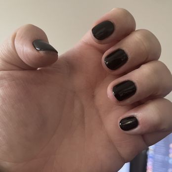 Elite Nails - Faint shadows of nail polish that had smudged which the nail tech noticed but did not remove (just half attempted to scrape off) - Nail Salons Near Me - Columbus, Ohio Elite Nails - Faint shadows of nail polish that had smudged which the nail tech noticed but did not remove (just half attempted to scrape off) - Nail Salons Near Me - Columbus, Ohio