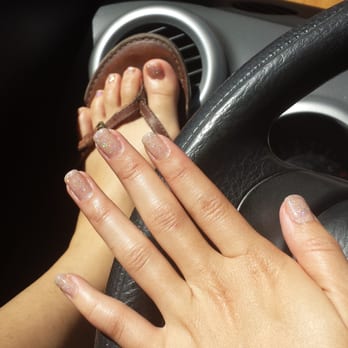 Nail Image - Needed a pretty nude color for my pageant in a few days. The tech suggested adding extra sparkles to the color. Clean & elegant! - Nail Salons Near Me - Las Vegas, Nevada Nail Image - Needed a pretty nude color for my pageant in a few days. The tech suggested adding extra sparkles to the color. Clean & elegant! - Nail Salons Near Me - Las Vegas, Nevada