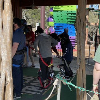 Natural Bridge Caverns - Getting harnessed up for some fun! - Tours Near Me - San Antonio, Texas Natural Bridge Caverns - Getting harnessed up for some fun! - Tours Near Me - San Antonio, Texas