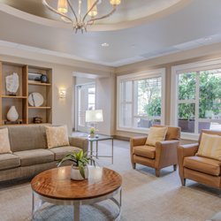 The Plaza at Waikiki - Comfortable resident lounge and gathering space at The Plaza at Waikiki assisted living and memory care community in Honolulu, Hawaii.