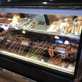 Dziuk Meat Market - Sausage and jerky area - Meat Shops Near Me - Castroville, Texas Dziuk Meat Market - Sausage and jerky area - Meat Shops Near Me - Castroville, Texas