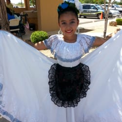 Our Lady of Guadalupe - Pretty folklorico dancer during fiestas