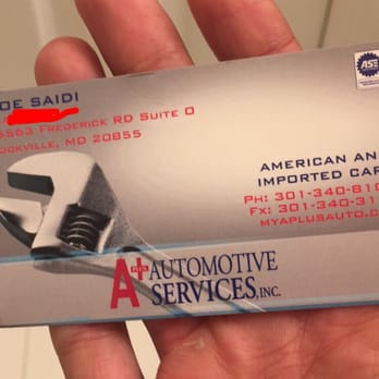 A Plus Auto Repair - Not even the correct address - Auto Repair Near Me - Derwood, Maryland A Plus Auto Repair - Not even the correct address - Auto Repair Near Me - Derwood, Maryland