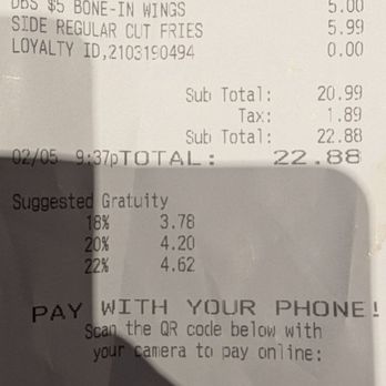 BJ's Restaurant & Brewhouse - $6 for fries is insane - American Near Me - Greenwood, Indiana
