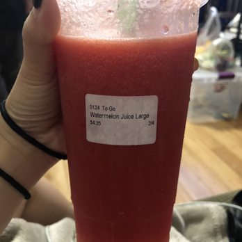 Bobalicious - Fresh Watermelon Juice is REFRESHING! - Bubble Tea Near Me - Redwood City, California