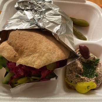 Odeh’s Mediterranean Kitchen - Falafel on Pita - Mediterranean Near Me - High Point, North Carolina