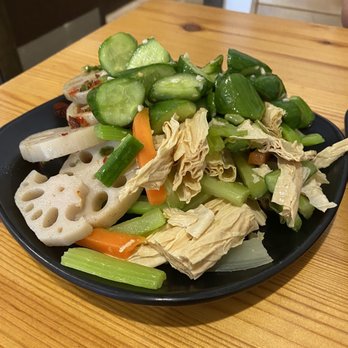 Northern Cafe - Three cold vegetable dishes - Noodles Near Me - Monterey Park, California Northern Cafe - Three cold vegetable dishes - Noodles Near Me - Monterey Park, California