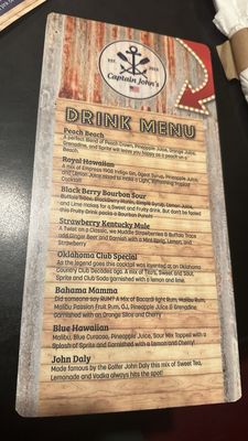 Menu photo 2 Captain John's McAlester, OK