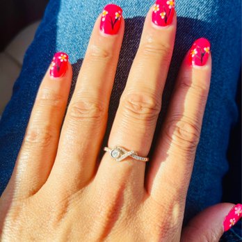 Rose Nail Salon - Gel w/ design - Nail Salons Near Me - Seattle, Washington Rose Nail Salon - Gel w/ design - Nail Salons Near Me - Seattle, Washington