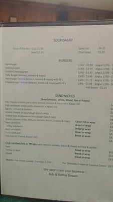 Menu photo 2 McAnn's Restaurant & Liquor Store Van Etten, NY