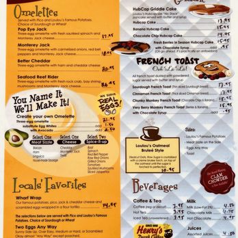 Loulou's Griddle In the Middle - Menu - Breakfast & Brunch Near Me - Monterey, California Loulou's Griddle In the Middle - Menu - Breakfast & Brunch Near Me - Monterey, California