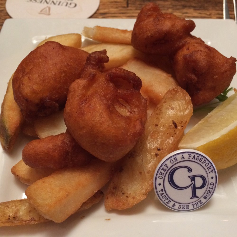 Chef On A Passport - Fish and chips at Whale & Ale - Food Tours Near Me - Redondo Beach, California