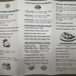 Luzerne Express - Food menu