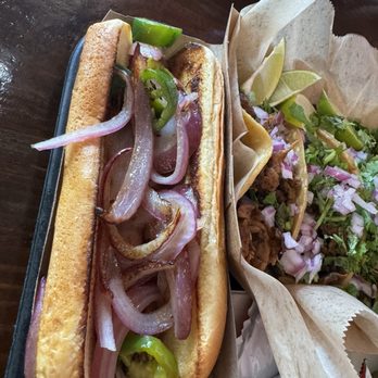 Chicana - Street dog (no bell peppers) - Vegan Near Me - Fullerton, California