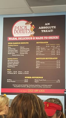 Menu photo 3 Duck Donuts Greenville, NC