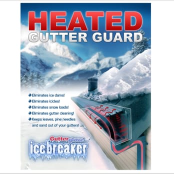 Ameri Gutter - Prevent ice dams in your gutters and down spouts with Icebreaker our heated gutter guard system. - Gutter Services Near Me - Cumberland, Rhode Island