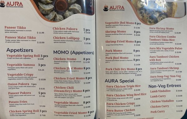 Menu photo 4 Aura The Himalayan Kitchen Tallmadge, OH Menu photo 4 Aura The Himalayan Kitchen Tallmadge, OH