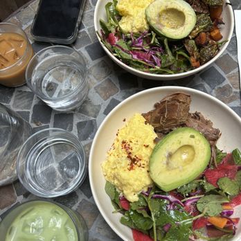 Baba Cool - Gabi (top) Asada Bowl (bottom) - Wine Bars Near Me - Brooklyn, New York