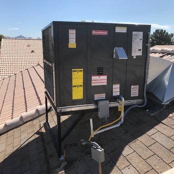 Summit Breeze Heating & Cooling - Goodman 3.5 ton Gas Pack After - Heating & Air Conditioning/HVAC Near Me - Tempe, Arizona Summit Breeze Heating & Cooling - Goodman 3.5 ton Gas Pack After - Heating & Air Conditioning/HVAC Near Me - Tempe, Arizona
