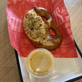 Dangerous Pretzel - BBK - Brush Before Kissing  Dangerous Dip - Pretzels Near Me - Salt Lake City, Utah