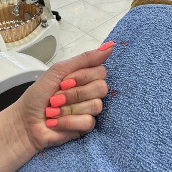 Orange Nails Bar - My natural nails + clear dip powder+ gel color - Nail Salons Near Me - Orange, California Orange Nails Bar - My natural nails + clear dip powder+ gel color - Nail Salons Near Me - Orange, California