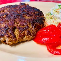Southern Lady Restaurant - Hamburger Steak, Coleslaw, and Fresh Sliced Tomato