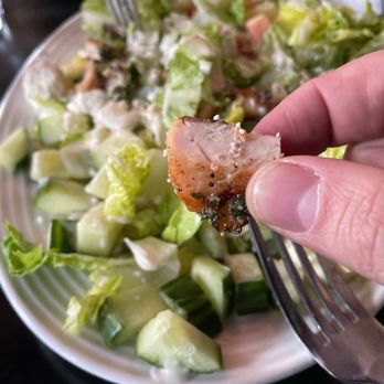 Ned Devine's Irish Pub - Chopped salad. Chicken was super dry - Music Venues Near Me - Boston, Massachusetts