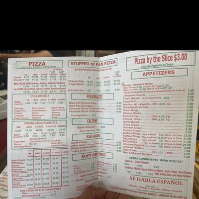 Menu photo 2 Naples Pizza Chicago, IL
