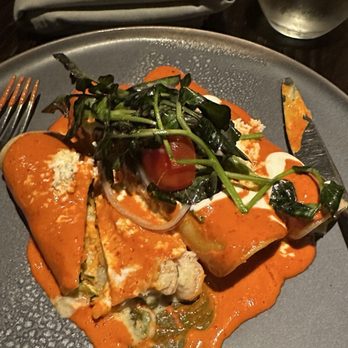 Tan - Shrimp Crab Enchiladas - Latin American Near Me - New York, New York Tan - Shrimp Crab Enchiladas - Latin American Near Me - New York, New York