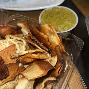 Zane's Lebanese Grill - Baked Pita Chips and Lebanese sauce. A must!! - Food Delivery Services Near Me - Sylvania, Ohio Zane's Lebanese Grill - Baked Pita Chips and Lebanese sauce. A must!! - Food Delivery Services Near Me - Sylvania, Ohio