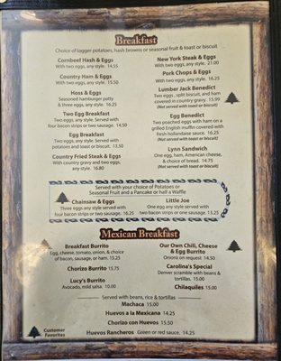 Menu photo 4 Lumberjack Cafe Big Bear City, CA