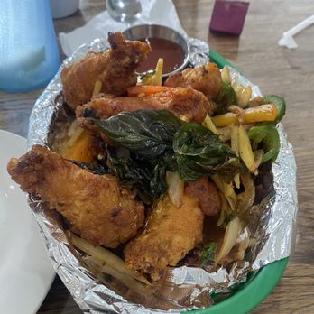 Lucky Thai - My basil Thai fried chicken - Thai Near Me - Murfreesboro, Tennessee