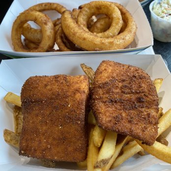 Brigham Fish Market - Halibut fish and chips - Seafood Markets Near Me - Cascade Locks, Oregon Brigham Fish Market - Halibut fish and chips - Seafood Markets Near Me - Cascade Locks, Oregon