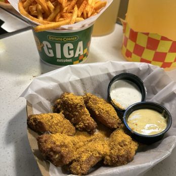 Potato Corner - Seasoned Wings and fries - Fast Food Near Me - Rancho Cucamonga, California Potato Corner - Seasoned Wings and fries - Fast Food Near Me - Rancho Cucamonga, California