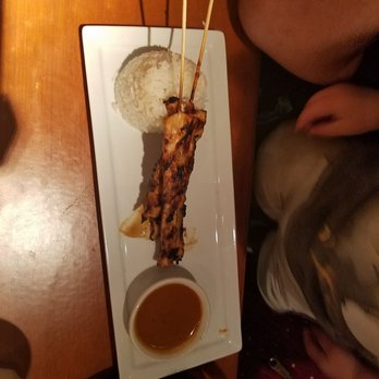 Big Bowl - Kids chicken satay with jasmine white rice and peanut sauce. - Chinese Near Me - Edina, Minnesota