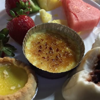 Feast Buffet - Fresh strawberries, watermelon, kiwi , pineapple, custard tart, red bean bun - Buffets Near Me - Renton, Washington