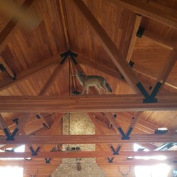 Inside of the huge dining room