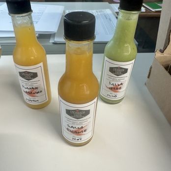 Empanada Papa - Jose's hot sauces!!!  Fantastic! - Street Vendors Near Me