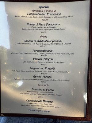 Menu photo 1 Via Maestra 42 Santa Barbara, CA