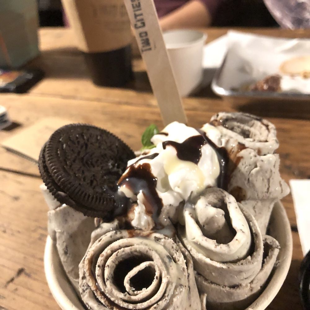 Two Cities Coffee Roasters - Oreo rolled ice cream - Coffee Roasteries Near Me - Clovis, California Two Cities Coffee Roasters - Oreo rolled ice cream - Coffee Roasteries Near Me - Clovis, California