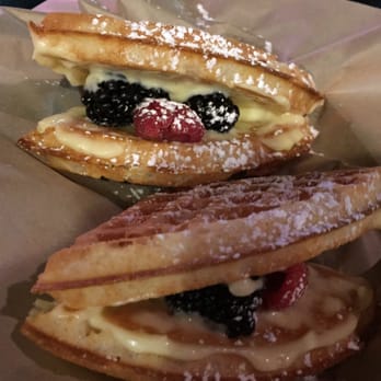 Bruxie - The sweet gooey lemony goodness of The Bruxie Lemon Creme & Berries Waffle!! - Breakfast & Brunch Near Me - Brea, California Bruxie - The sweet gooey lemony goodness of The Bruxie Lemon Creme & Berries Waffle!! - Breakfast & Brunch Near Me - Brea, California