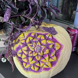 Beautiful  art at window