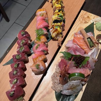 Hashi Gawa - 2.24.24 - bluefin roll - chefs double toro - mango ; kaisen don - Japanese Near Me - Alameda, California Hashi Gawa - 2.24.24 - bluefin roll - chefs double toro - mango ; kaisen don - Japanese Near Me - Alameda, California