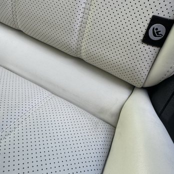 RnR Auto Detailing - Dirt on leather seats - Auto Detailing Near Me