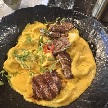 CVI.CHE 105 - Tortellini a la Huancaína Trufada - Seafood Near Me - Miami, Florida